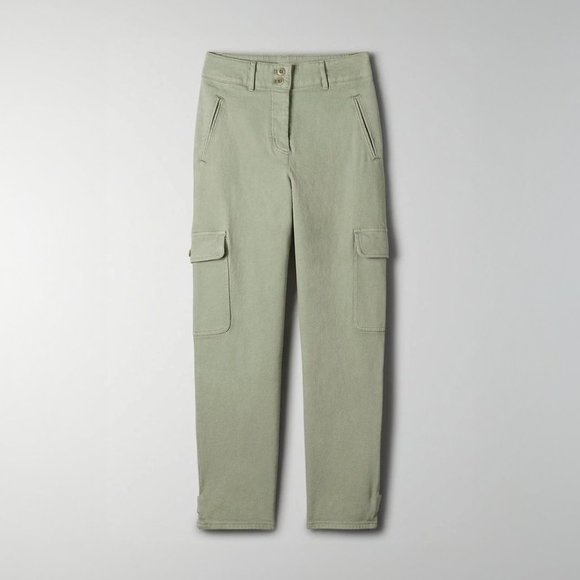 Aritzia Wilfred Free Green Modern Cargo Pant - Picture 2 of 7